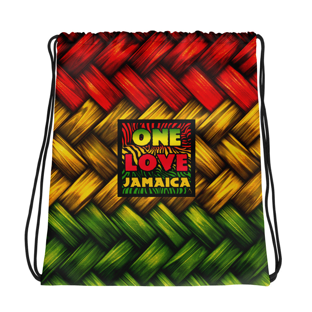 One Love Jamaica Drawstring bag