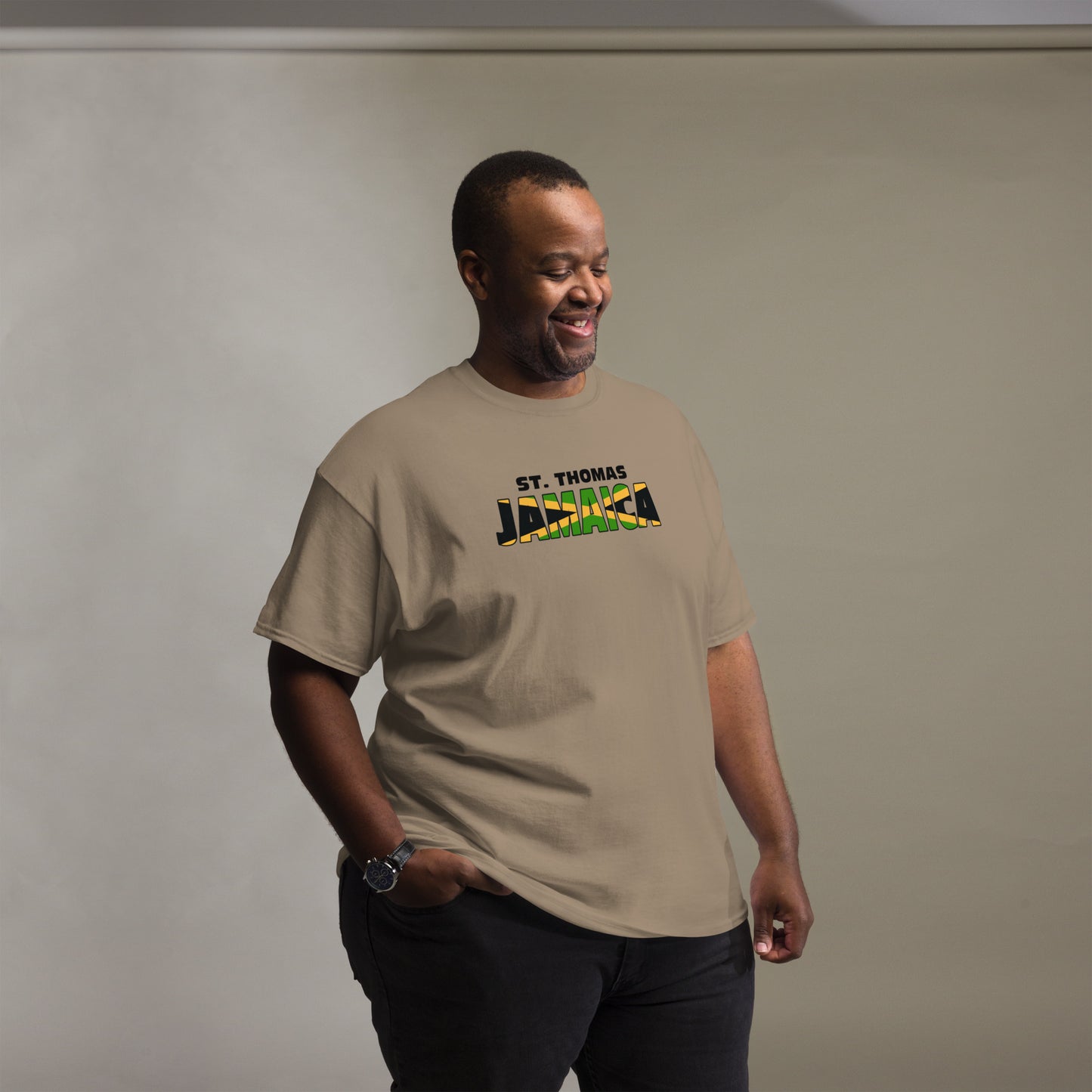 St. Thomas Jamaica Men's classic tee