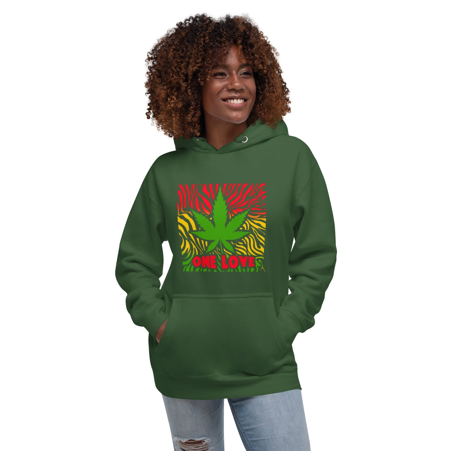One Love Cannabis Unisex Hoodie