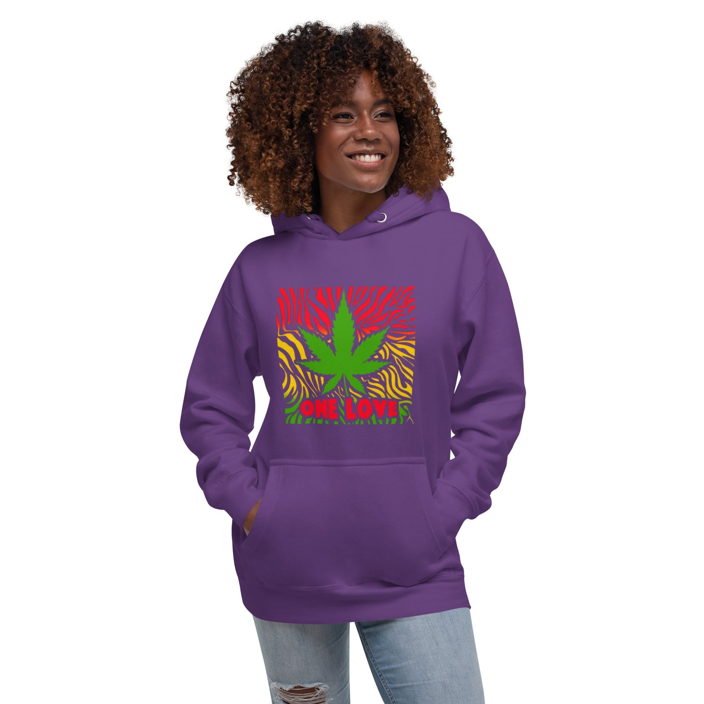 One Love Cannabis Unisex Hoodie