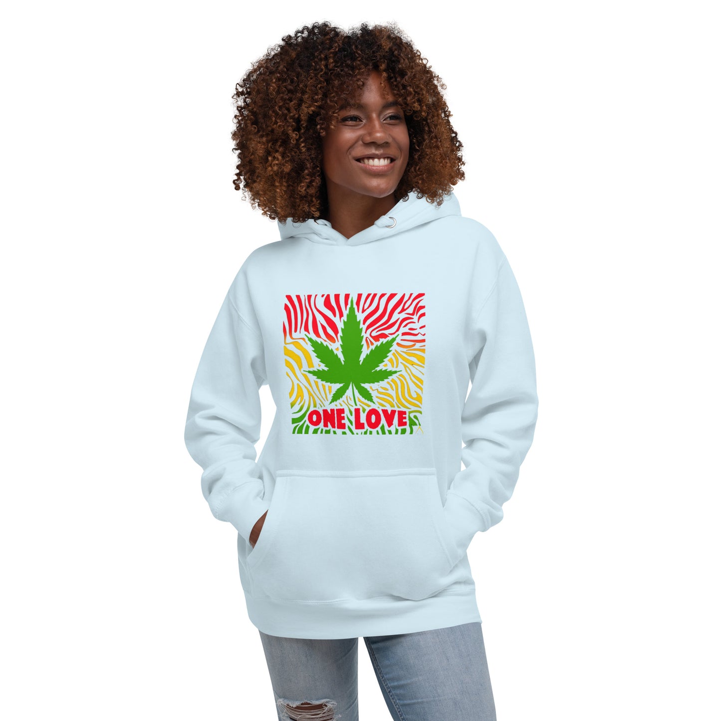 One Love Cannabis Unisex Hoodie